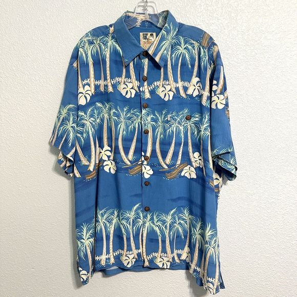Kahala Other - Kahala Hawaiian Shirt John Severson Mens Size XL Button Shirt Short Sleeve Rayon